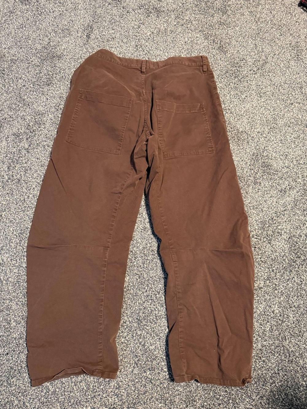 Nili Lotan Shon cotton pant. Mid rise barrel. Size 8 - Picture 5 of 8